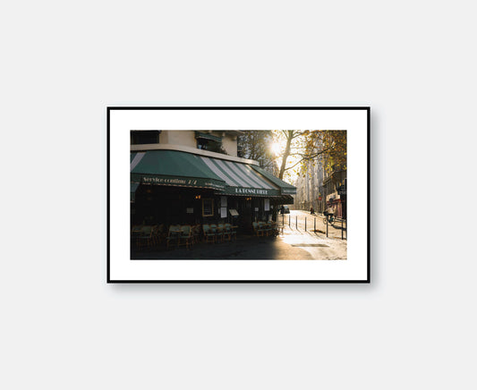 Paris, France - Cafe in Morning Light